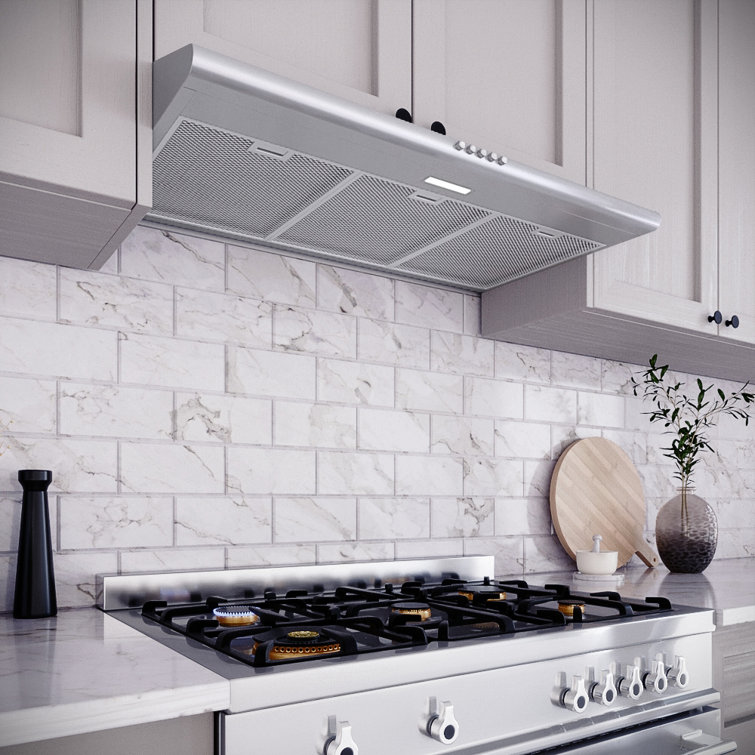Streamline 36" Stainless Steel Under Cabinet Range Hood with Charcoal Filter