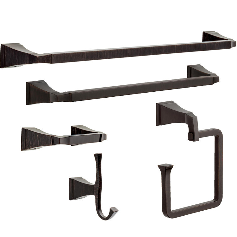 Venetian Bronze 25.75" Wall Mounted Towel Bar