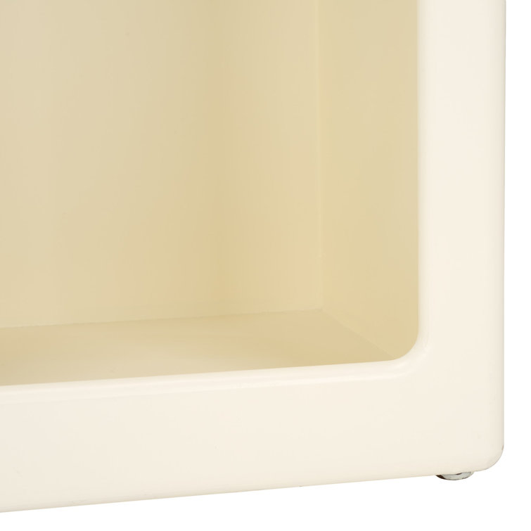 Noni Ivory MDF Console Table with Assorted Storage Compartments