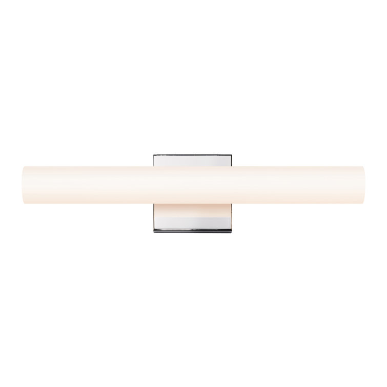 Polished Chrome Dimmable Cylinder LED Vanity Light