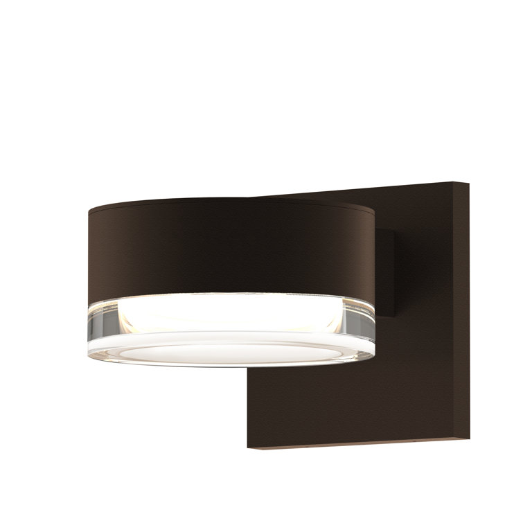 Reals Textured Bronze Dimmable LED Wall Sconce