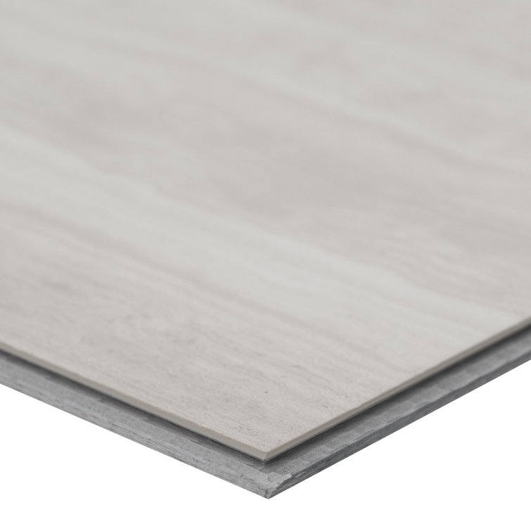White Ocean Large Format Waterproof Vinyl Tile Flooring