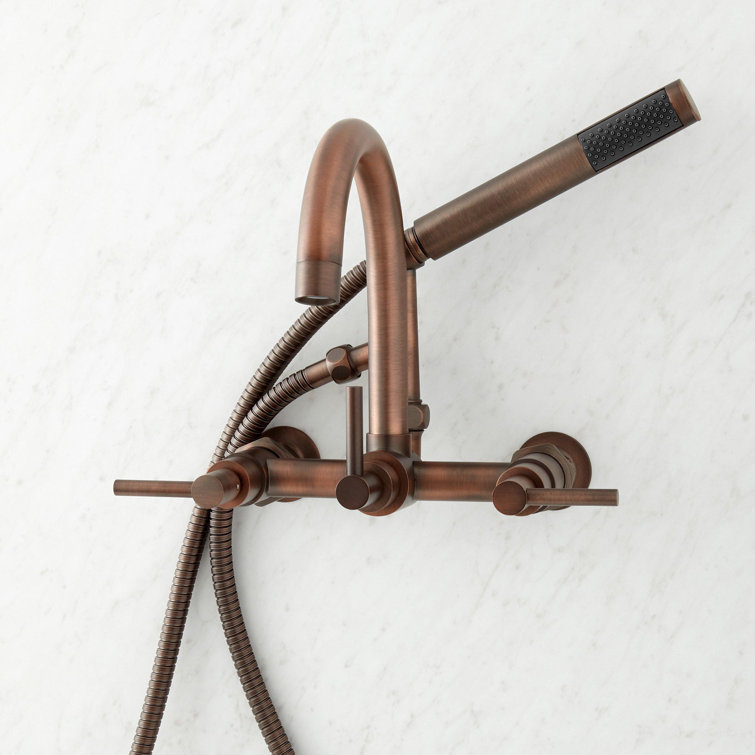 Sebastian Oil Rubbed Bronze Wall Mounted Tub Faucet