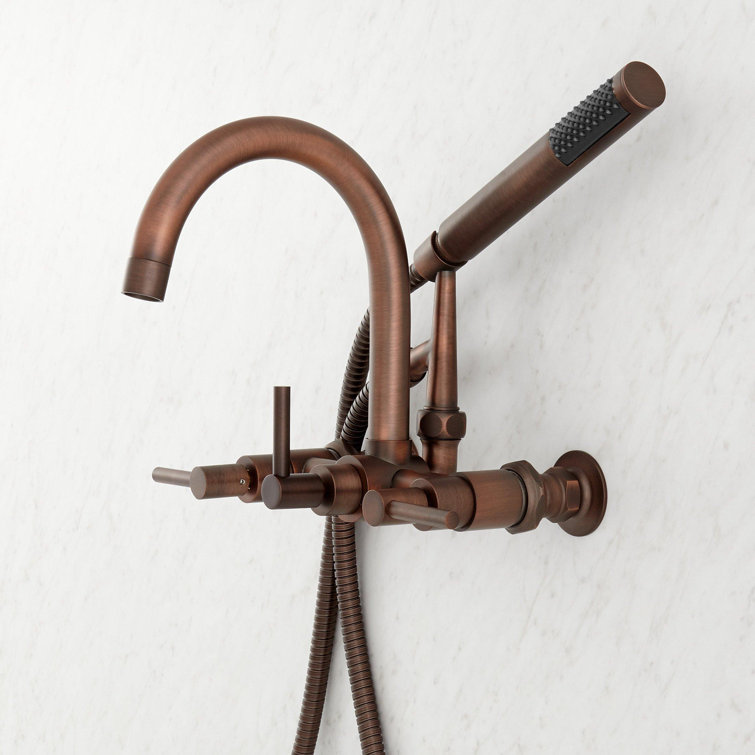 Sebastian Oil Rubbed Bronze Wall Mounted Tub Faucet