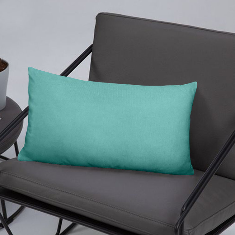 Aqua Blue 20" x 20" Velvet Throw Pillow Covers Set
