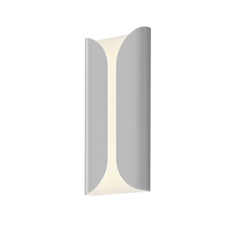 Gray Aluminum LED Wall Sconce with Dimmable Feature