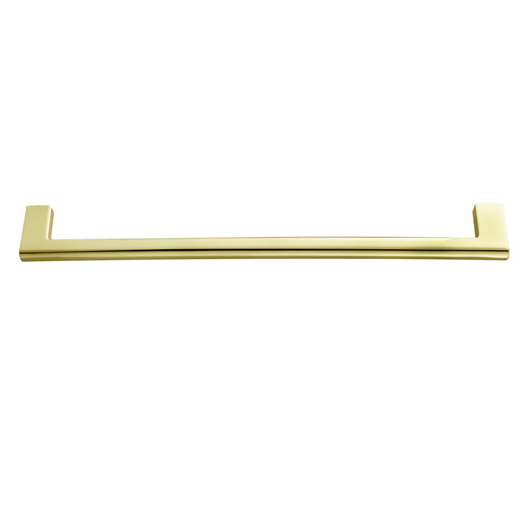 Vail 10-inch Polished Gold Rectangular Bar Pull