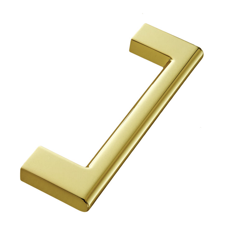 Vail 10-inch Polished Gold Rectangular Bar Pull