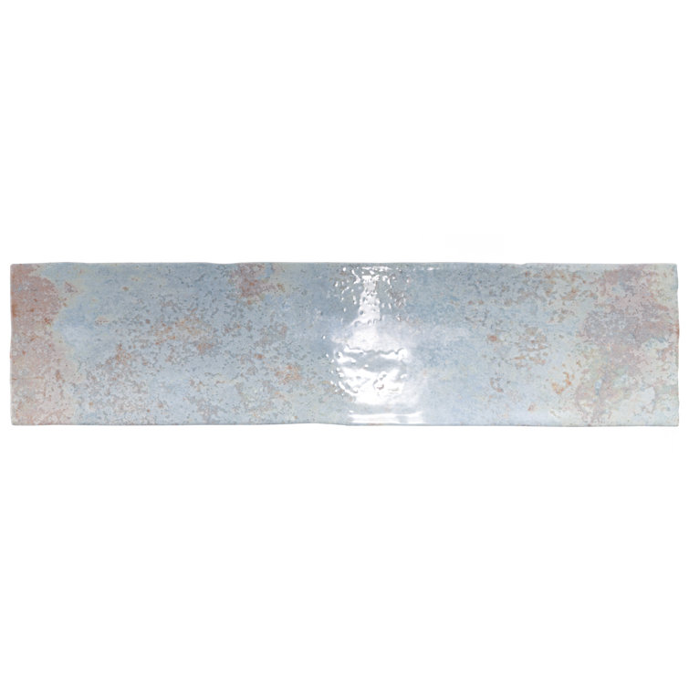 Biarritz Blue 3" x 12" Ceramic Subway Wall Tile