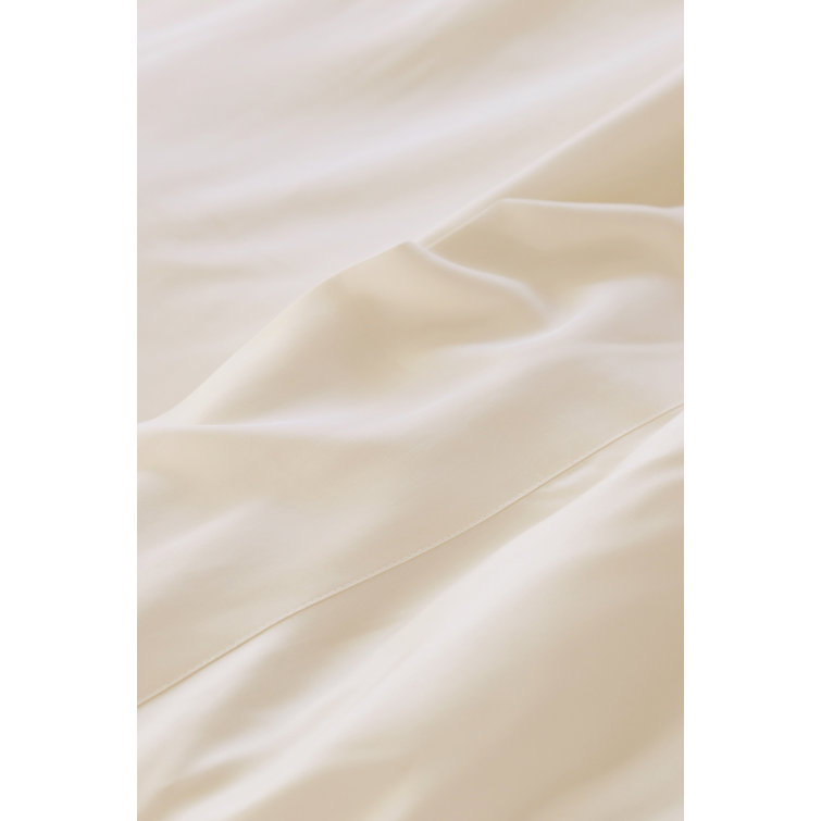 Parker Luxe Bamboo Twin Duvet Set in Sand