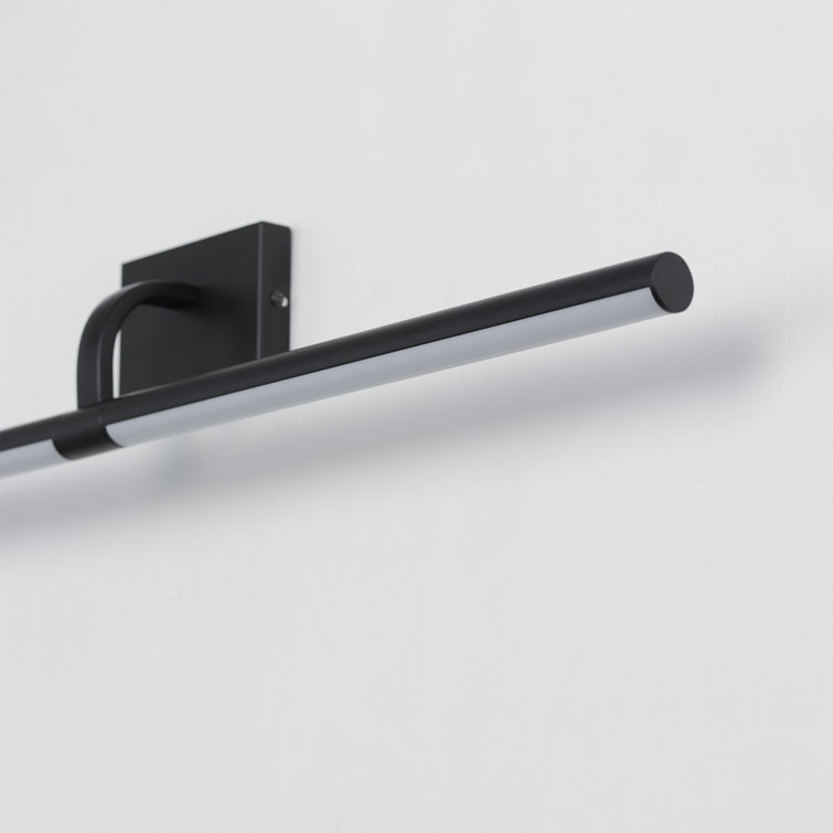 Mona Black Dimmable LED Armed Sconce with Rotatable Frame