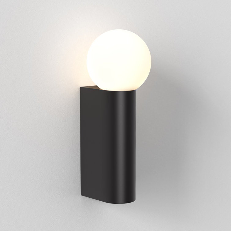 Matt Black LED Drum Flush Mount Ceiling Light