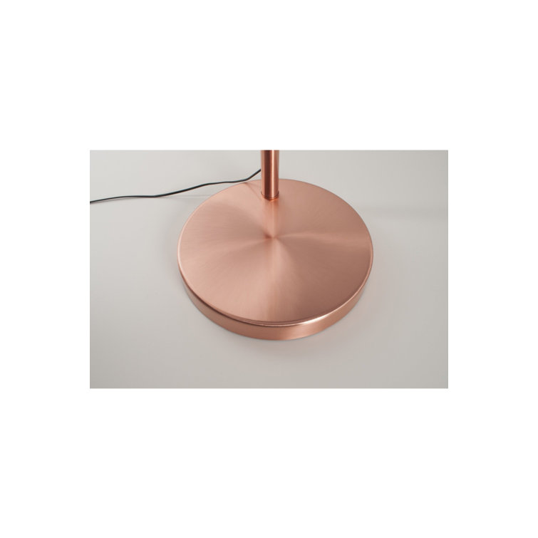 Adjustable Arc Floor Lamp in Yellow and Gold Metal