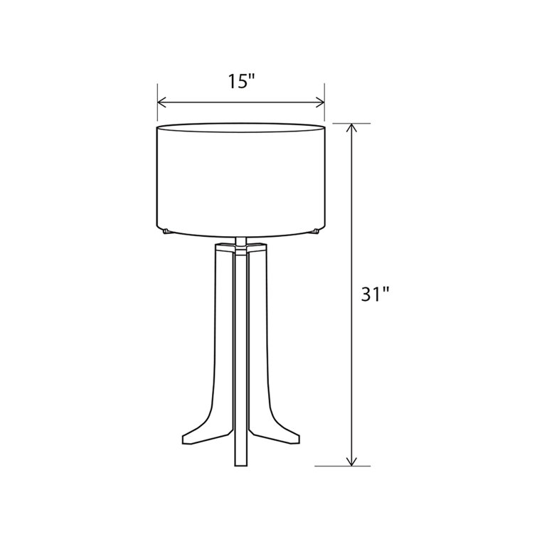 Forma 72'' Brushed Aluminum Maple Floor Lamp with White Linen Shade