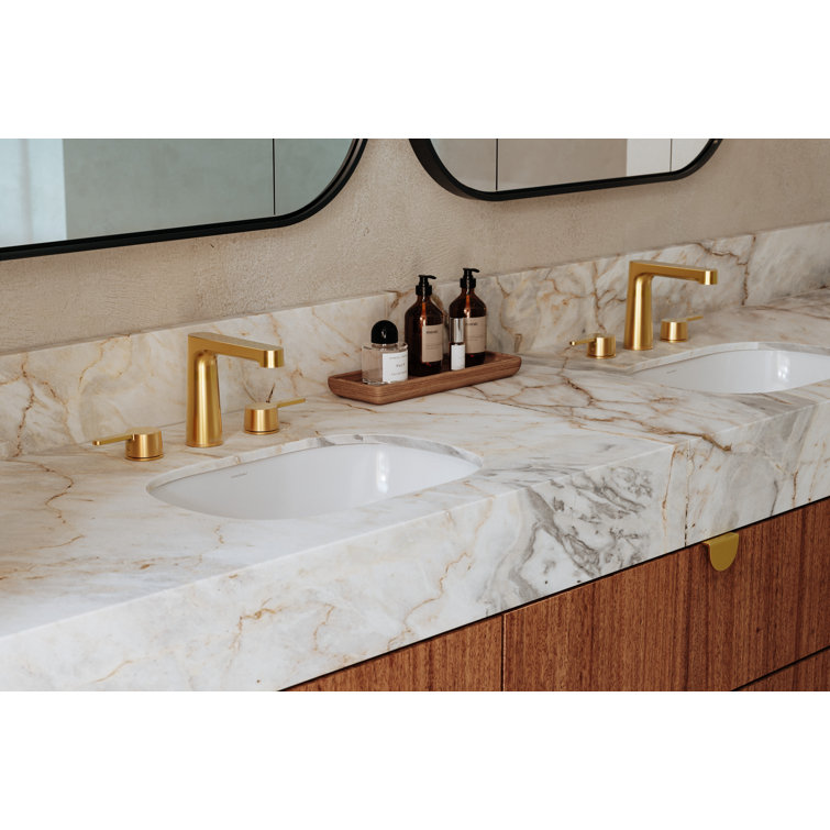Matte White Stone Oval Undermount Bathroom Sink