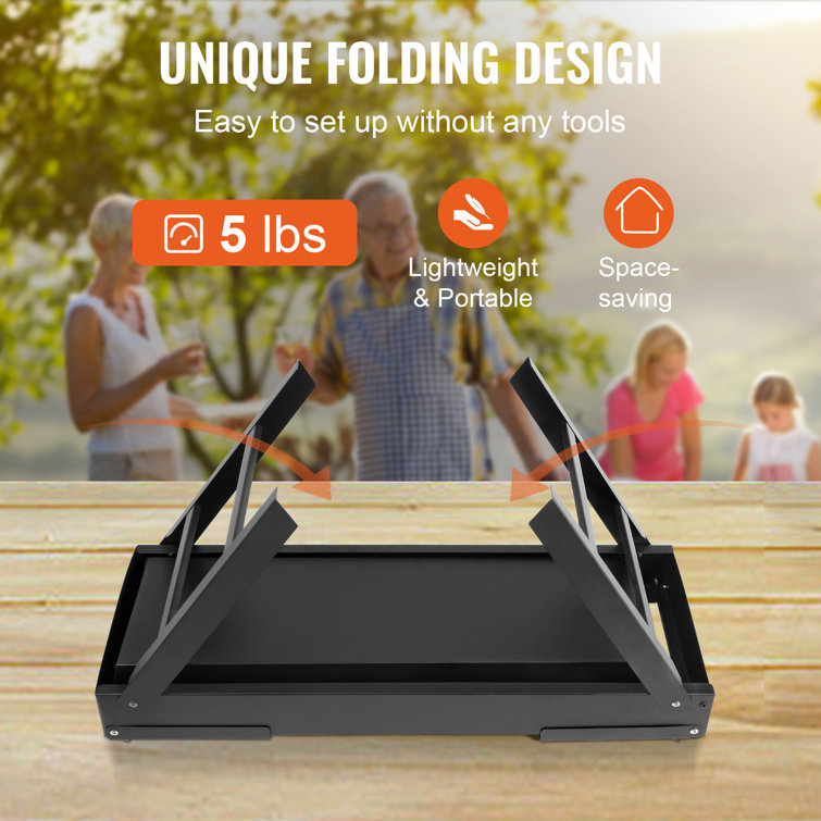 VEVOR 23'' Black Stainless Steel Portable Charcoal Grill