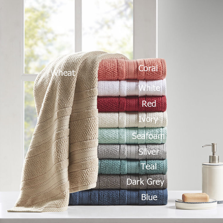 Coral Cotton Fast-Drying 6-Piece Towel Set