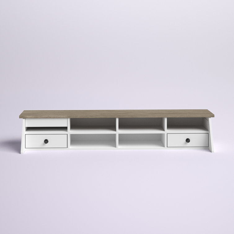 Modern Farmhouse Pure White and Shiplap Gray Desk Hutch with Dark Bronze Hardware