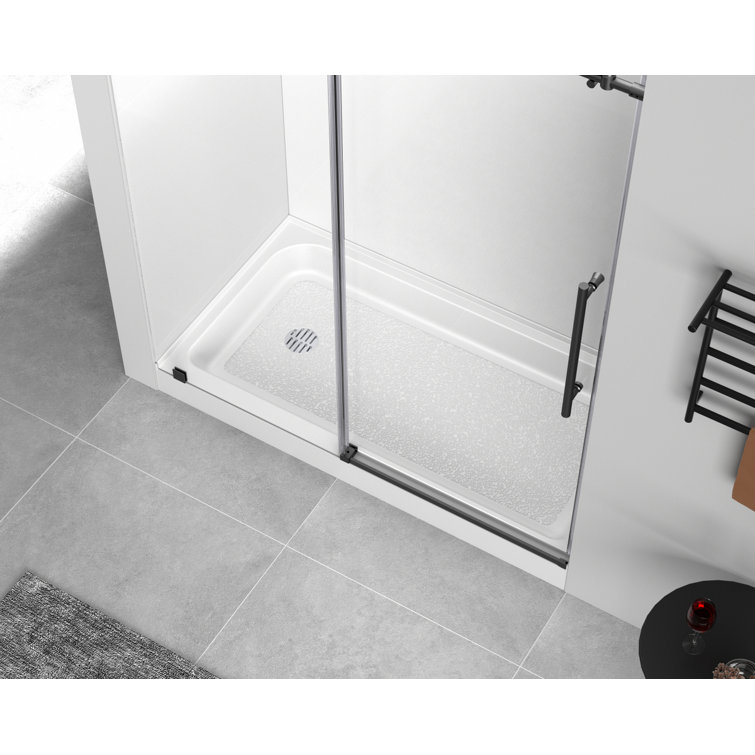 Glossy White 60x32 Inch Acrylic Single Threshold Shower Base
