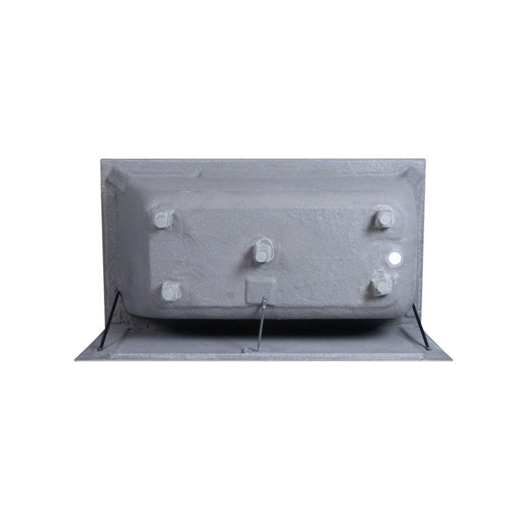 Niklaus 60'' x 32'' Glossy White Acrylic Alcove Bathtub