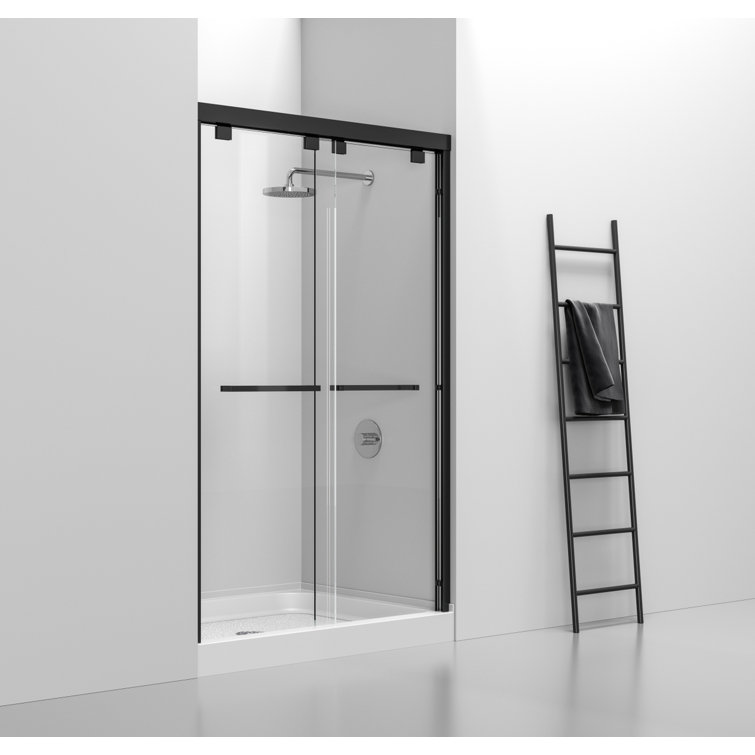 Glossy White 48x36 Inch Acrylic Shower Base with Center Drain