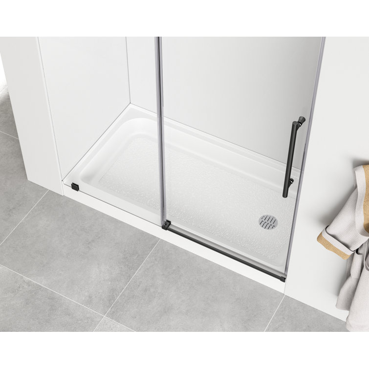 Glossy White 60'' x 32'' Acrylic Single Threshold Shower Base