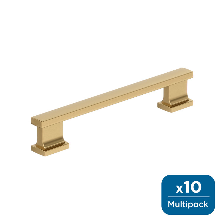 Champagne Bronze 5-1/16" Center-to-Center Cabinet Pulls, 10-Pack