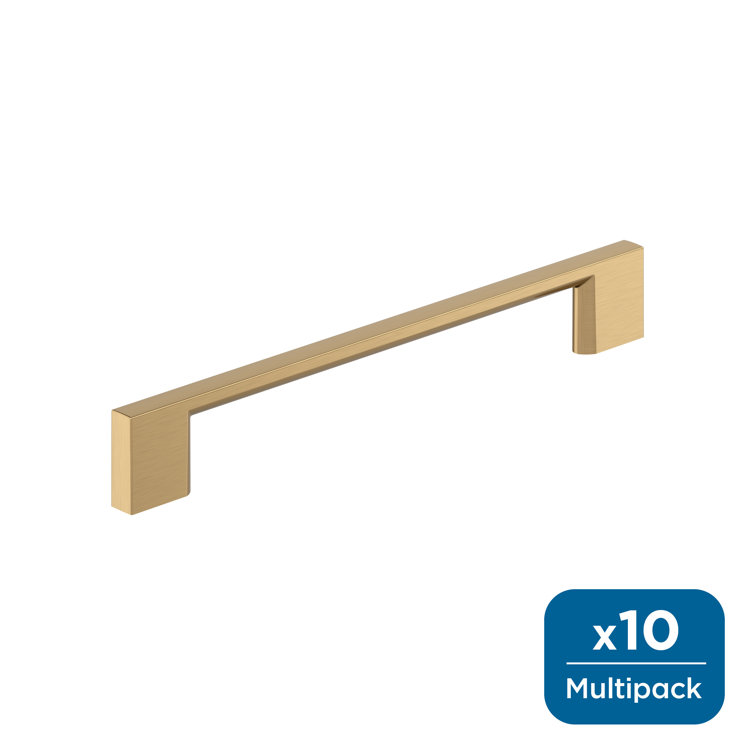 Champagne Bronze 6-5/16" Modern Cabinet Pulls with Mounting Hardware