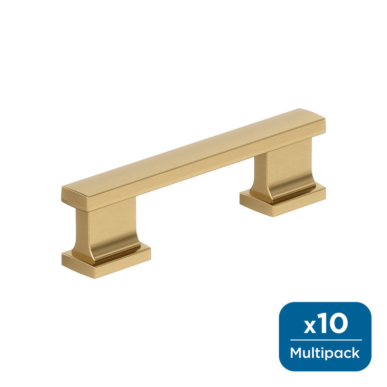 Champagne Bronze Modern Cabinet Pull with Mounting Hardware