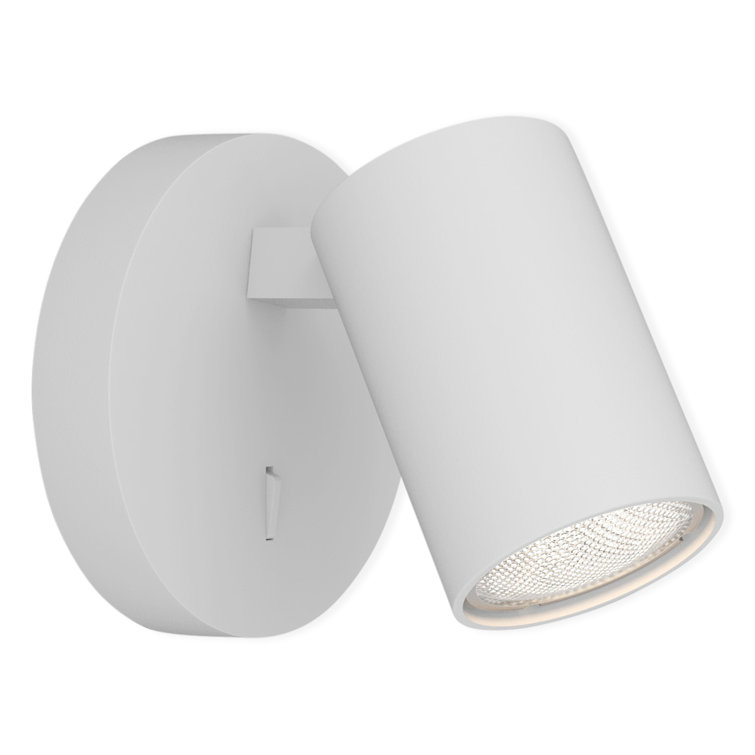White Metal Dimmable LED Wall Sconce