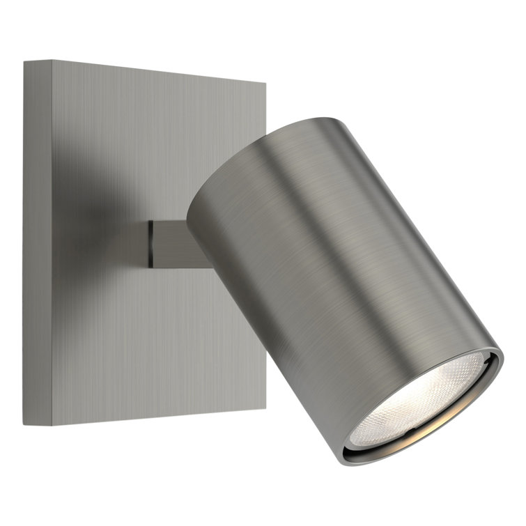 Matt Nickel Adjustable LED Indoor Spotlight