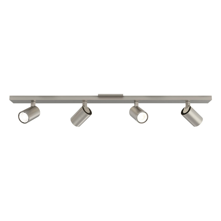 Ascoli Modern Matt Nickel 4-Light LED Ceiling Spotlight
