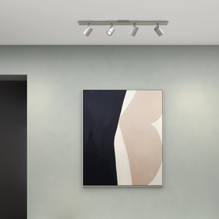 Ascoli Modern Matt Nickel 4-Light LED Ceiling Spotlight