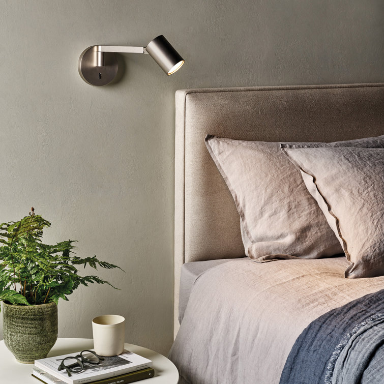 Bronze Adjustable Swing Arm Wall Sconce with Cylindrical Lamp