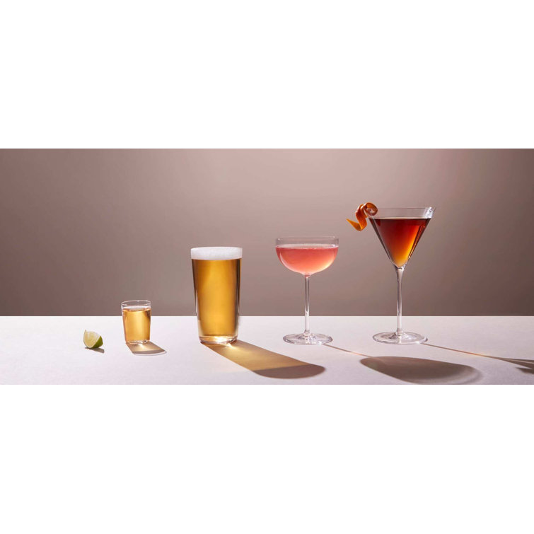 Mouth-Blown Crystal Carafe with Shot Glass Stopper
