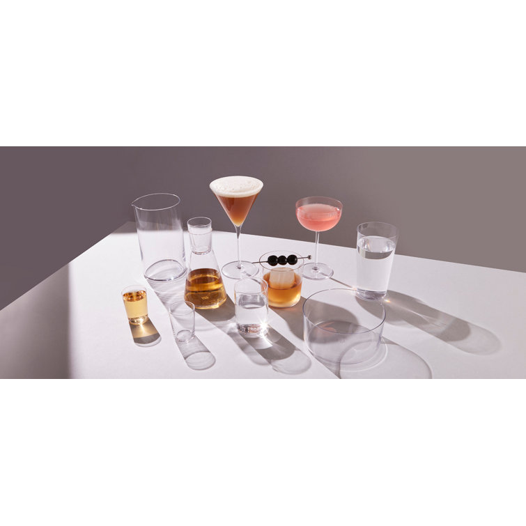 Mouth-Blown Crystal Carafe with Shot Glass Stopper