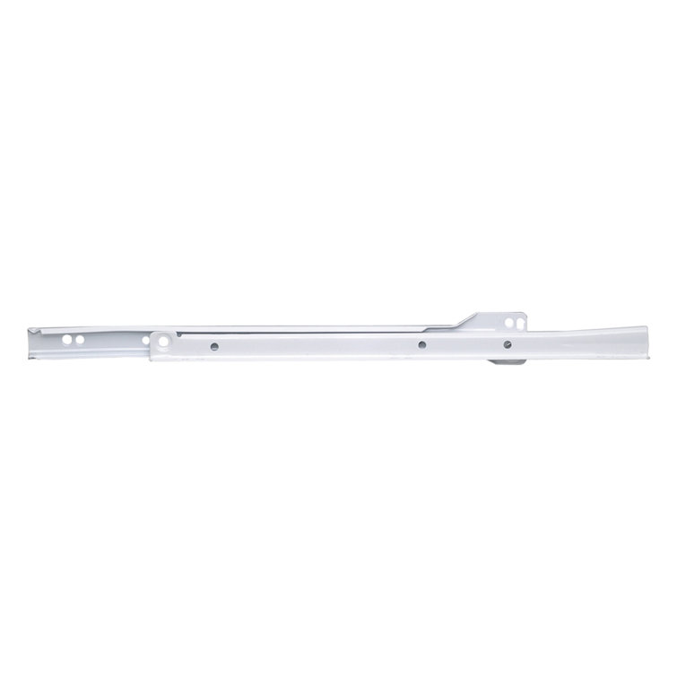 White 14-Inch Heavy Duty Bottom Mount Drawer Slide 5-Pack