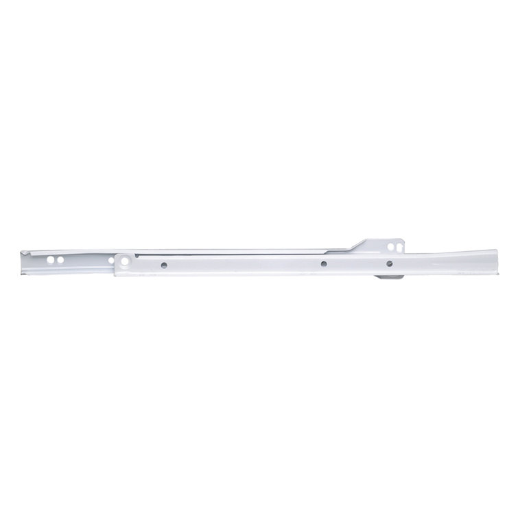 18-Inch White Bottom Mount Drawer Slide 5-Pack