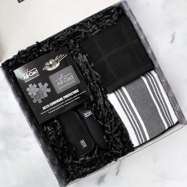 Black and Gray Silicone Cookware Gift Set