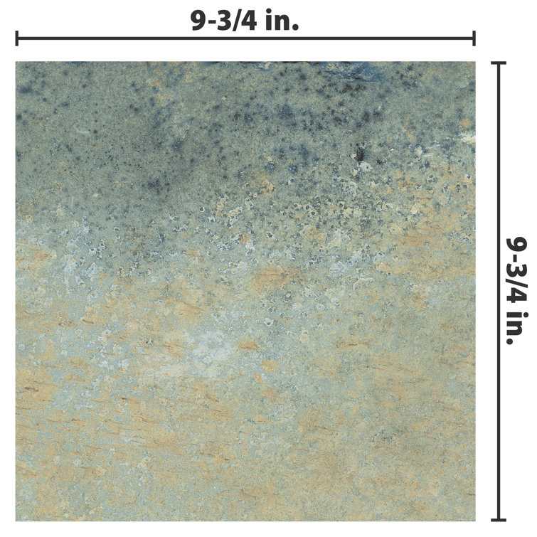 Nusa Jade Green Matte Porcelain Wall & Floor Tile, 9.75" x 9.75"