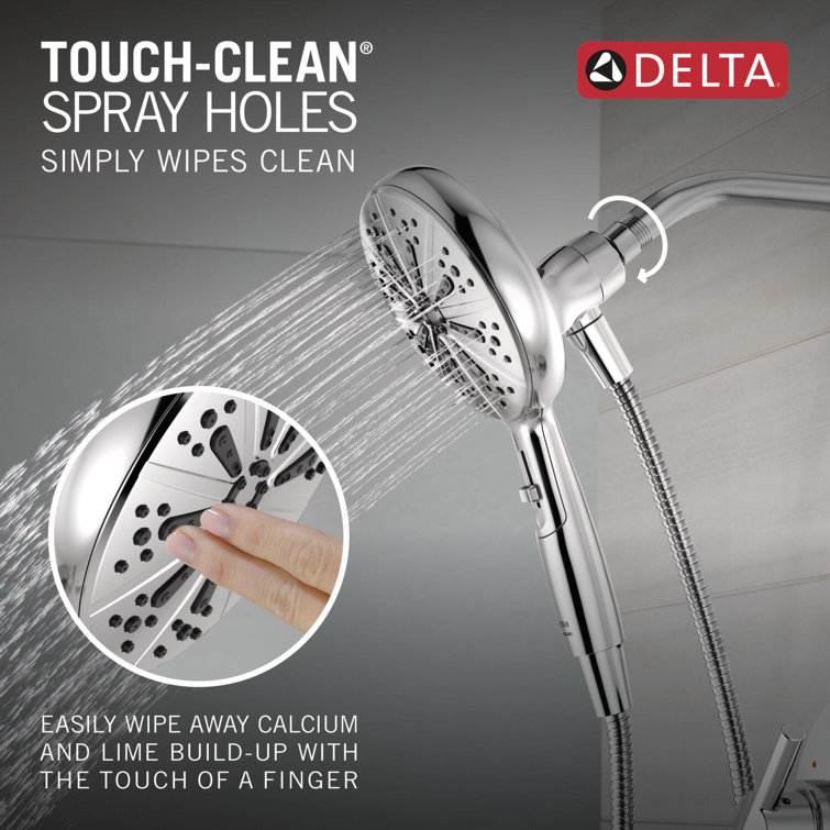 Chrome Multi-Head Handheld Wall Mounted Shower System