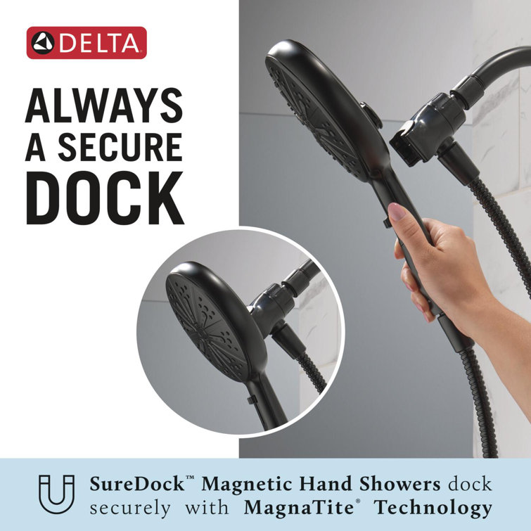 Matte Black Multi-Head Wall Mounted Shower System