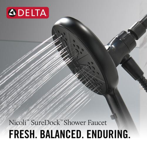 Matte Black Multi-Head Wall Mounted Shower System