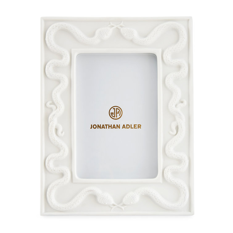 Eden Matte White Ceramic Rectangular Picture Frame