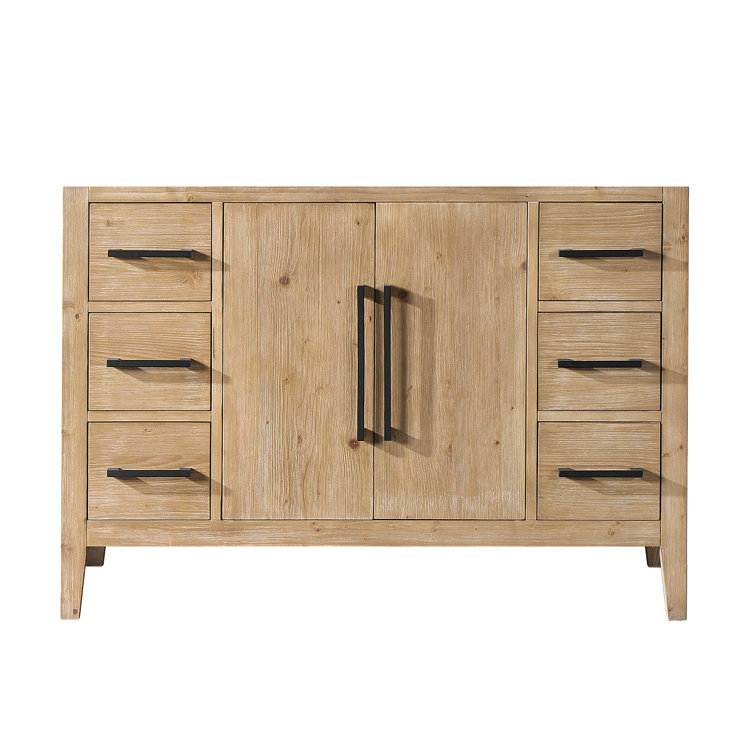 Laurel 47.2" Weathered Fir Freestanding Bathroom Vanity Base