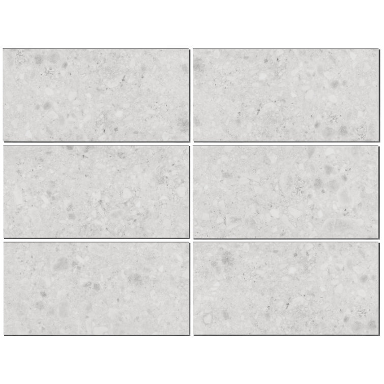 Silver Beige 12" x 24" Matte LVT Tile with Water Protection