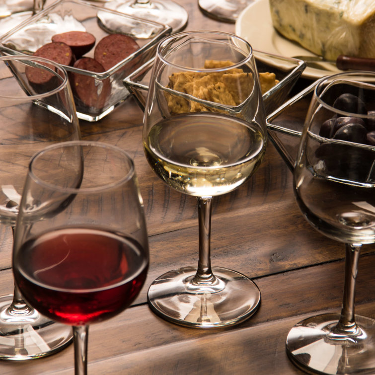 Libbey 12.75 Oz Clear Glass Stemmed Wine Glasses Set of 12