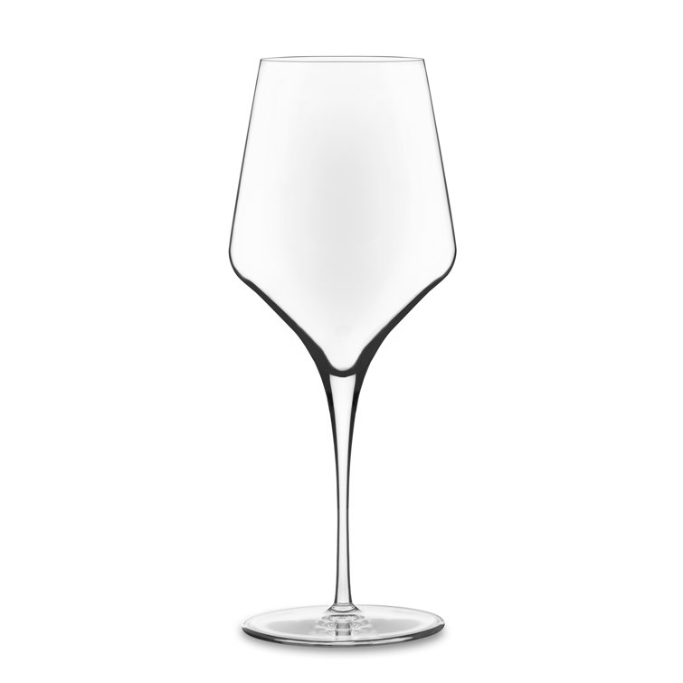 Greenwich Signature Angular Bowl 16-Ounce Wine Glasses Set of 4