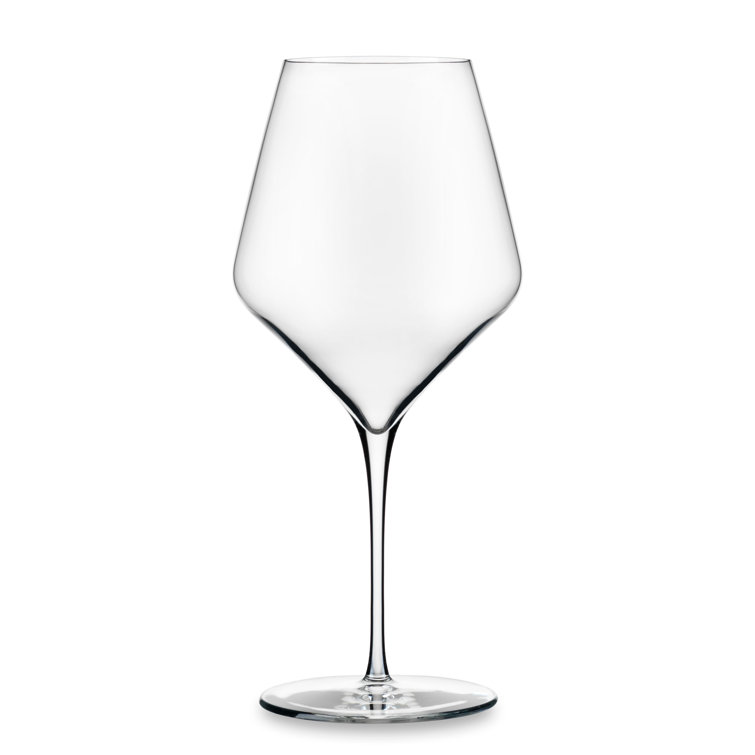 Greenwich Signature Angular Bowl 16-Ounce Wine Glasses Set of 4