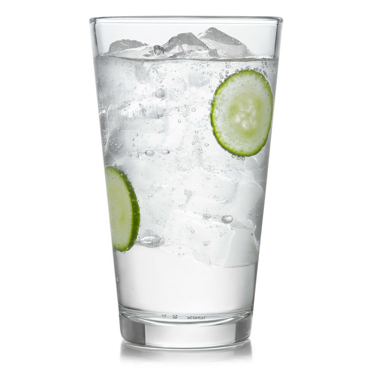 Preston Clear Glass 16-Piece Tumbler and Rocks Set